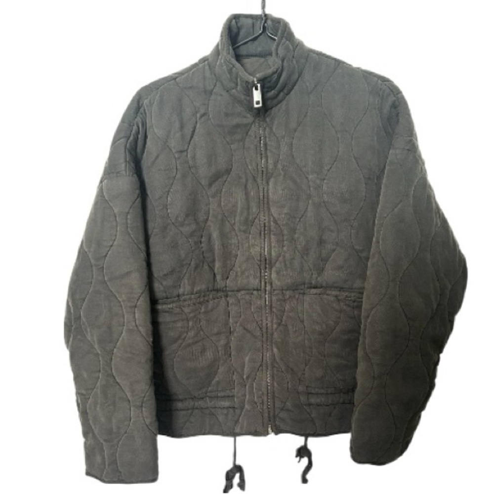 Zara Women’s Collection Gray Quilted Jacket Size XS Roomy Fit
